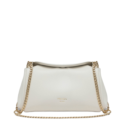 White Nappa Leather Handbag - Image 1