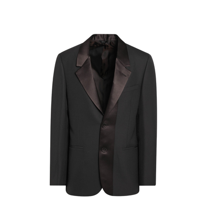 Brown Wool Crêpe Blazer - Image 1