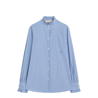 Classic Stripe Poplin Shirt - Image 1