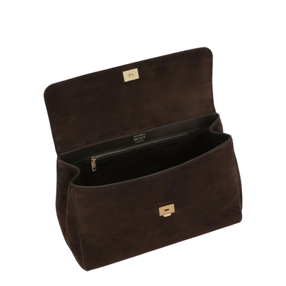 My Sicily Medium Calfskin Handbag - Brown - Image 3