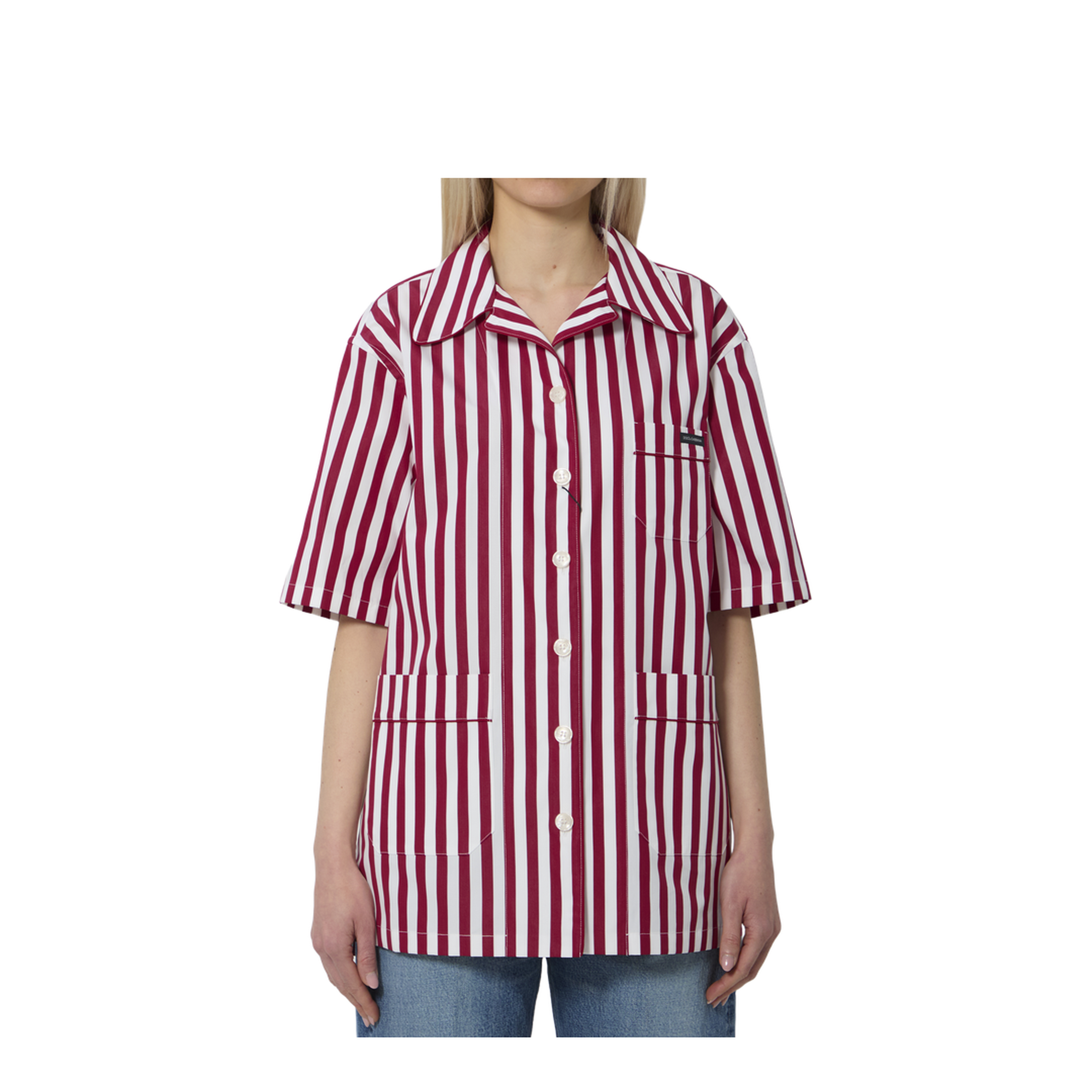 Striped Poplin Shirt - Image 1