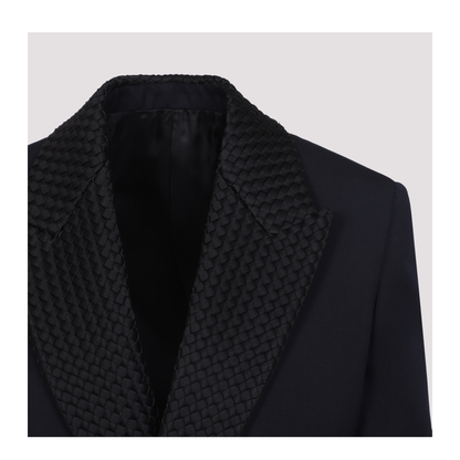 Intrecciato Collar Tuxedo Jacket - Image 6