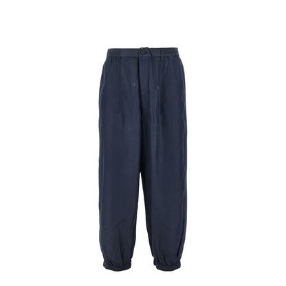 Cotton Blend Trousers - Image 1