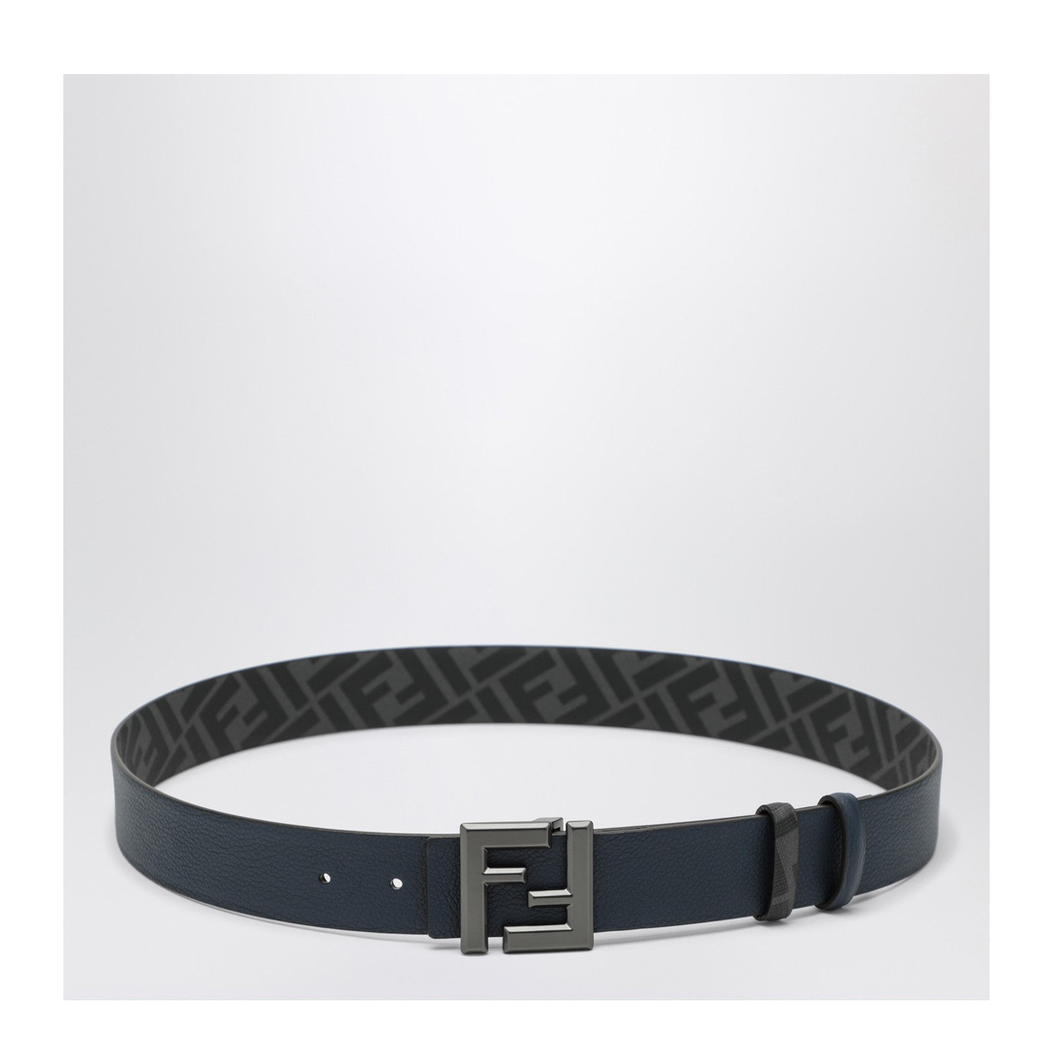 Squared FF Belt Leather Blue - Image 1