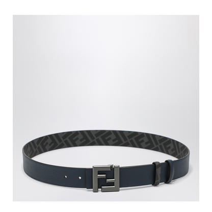 Squared FF Belt Leather Blue - Image 1