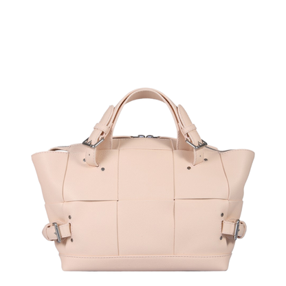 Arco Hobo Leather Handbags - Pink - Image 4