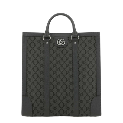 GG Supreme Fabric and Leather Ophidia Shopping Bag - Image 2