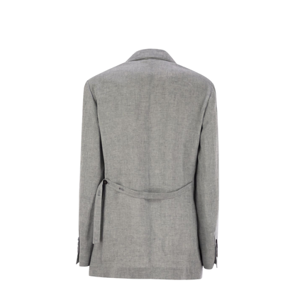 Sparkling Linen Canvas Jacket - Image 1
