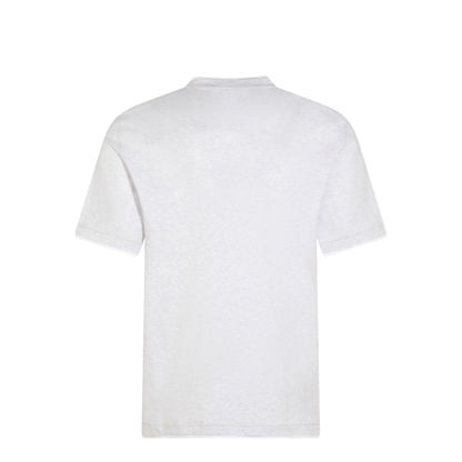 T-Shirt with Faux-Layering in Pearl Grey - Image 3