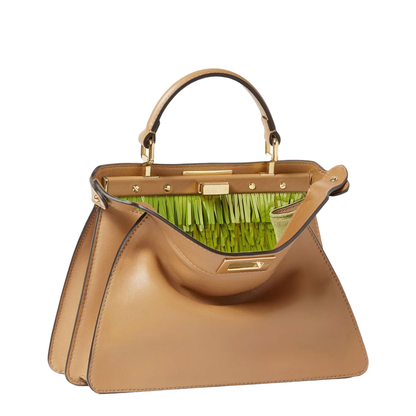 Peekaboo ISeeU Small Leder Beige - Image 4