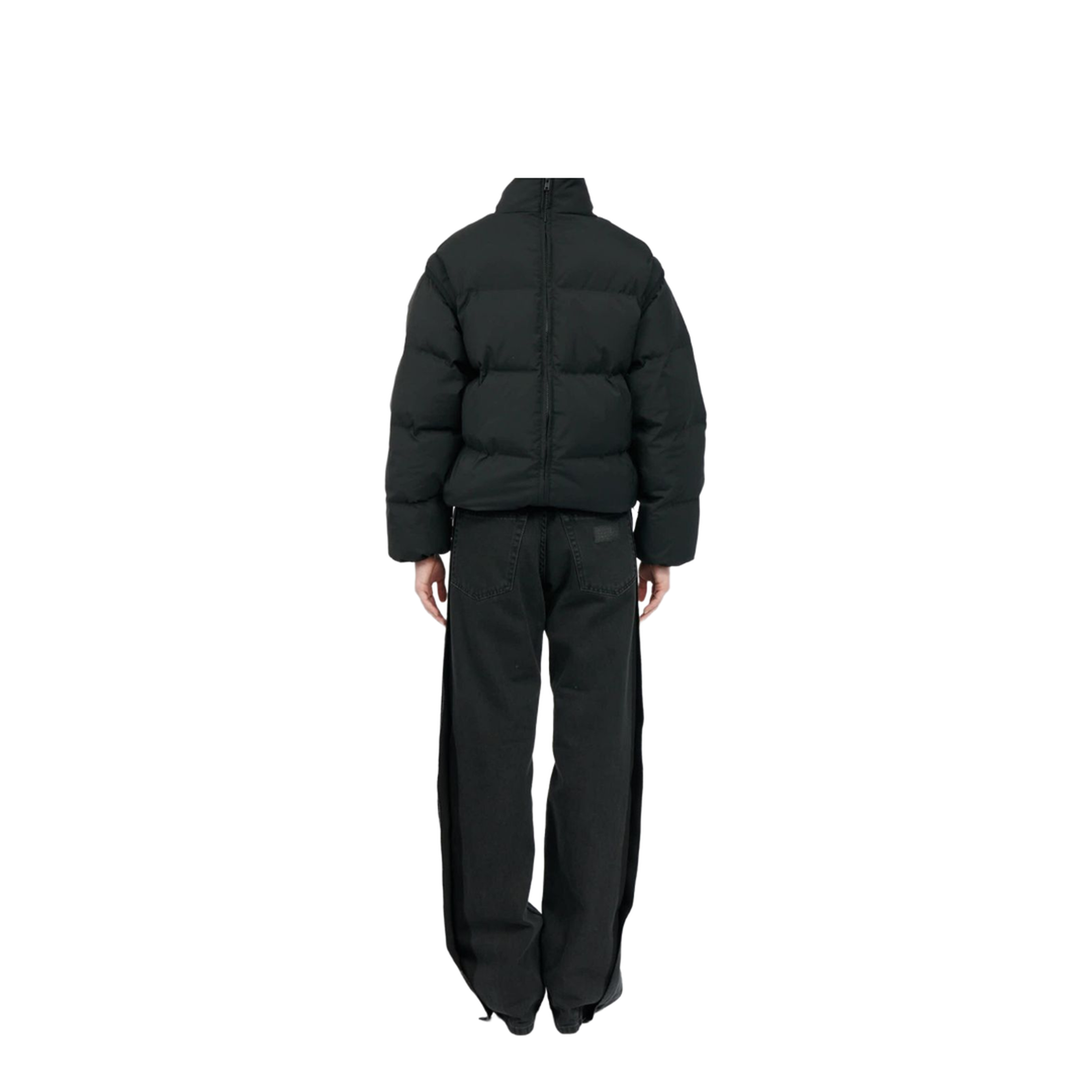 Transformable Padded Black Jacket - Image 3