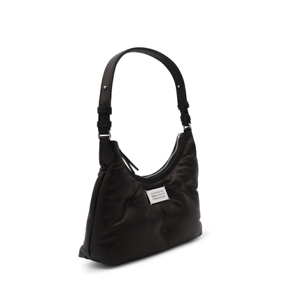 Glam Slam Small Lambskin Hobo Bag - Black - Image 3