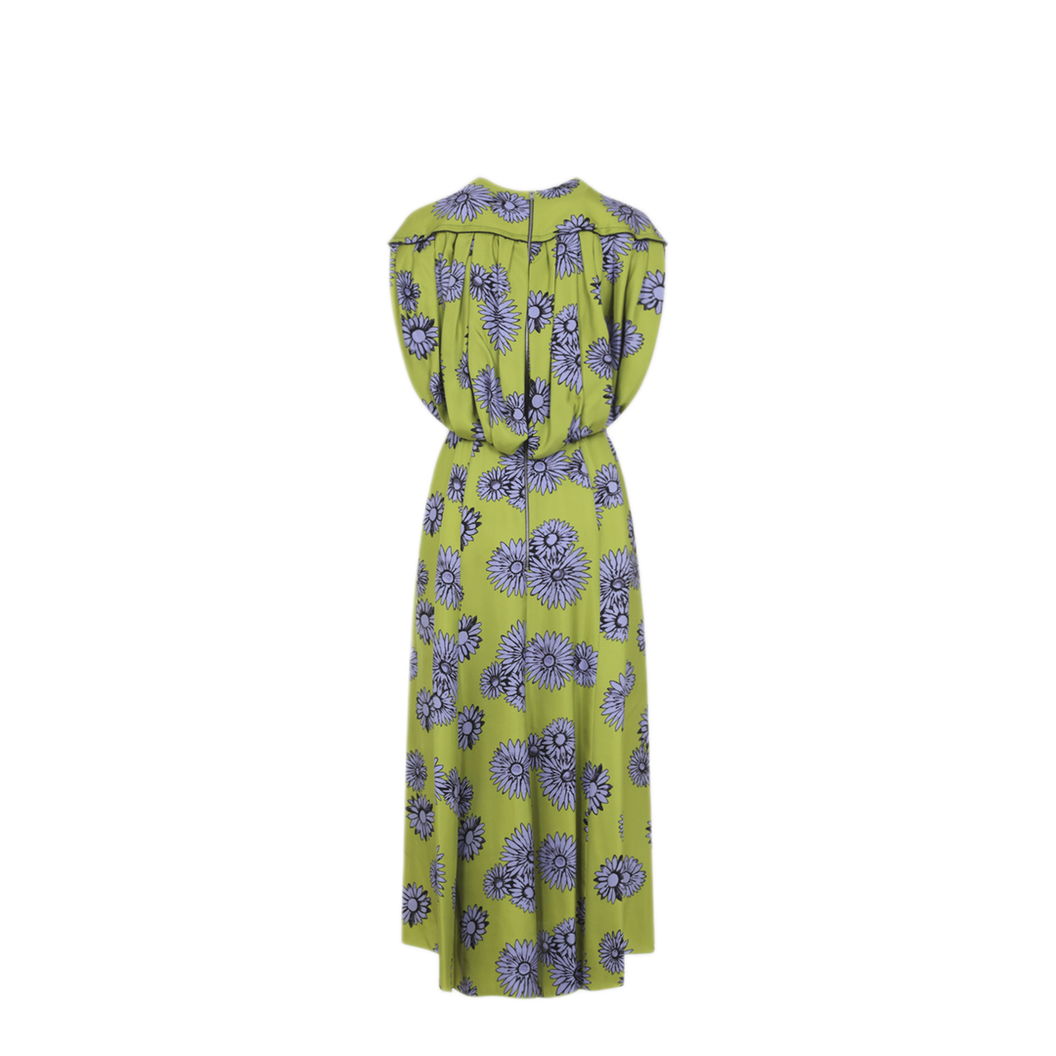 Printed Draped Top Dress - Image 4