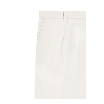 Wool Poplin Trousers - Image 3