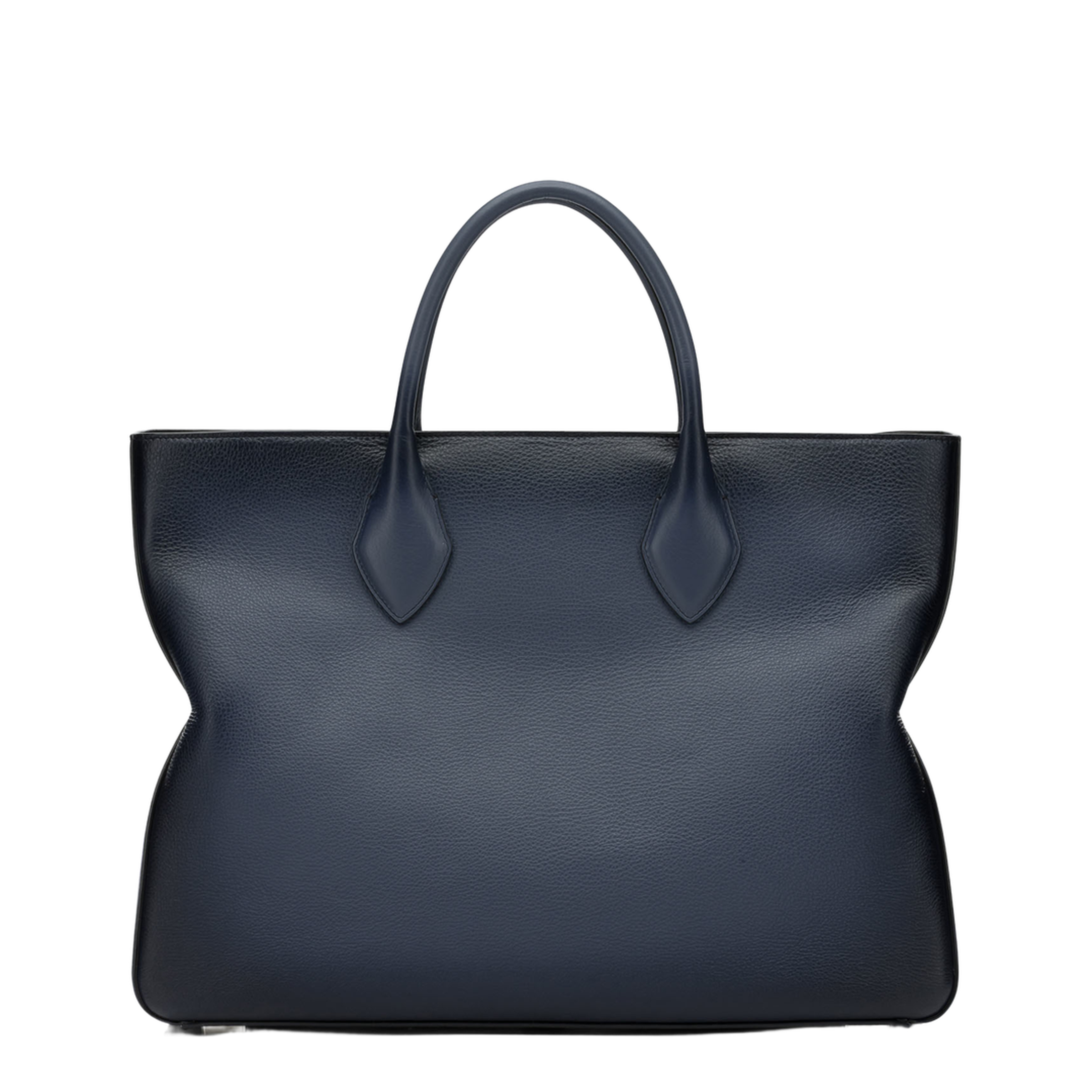 Star-Shaped Large Calfskin Tote Bag - Midnight Blue - Image 3