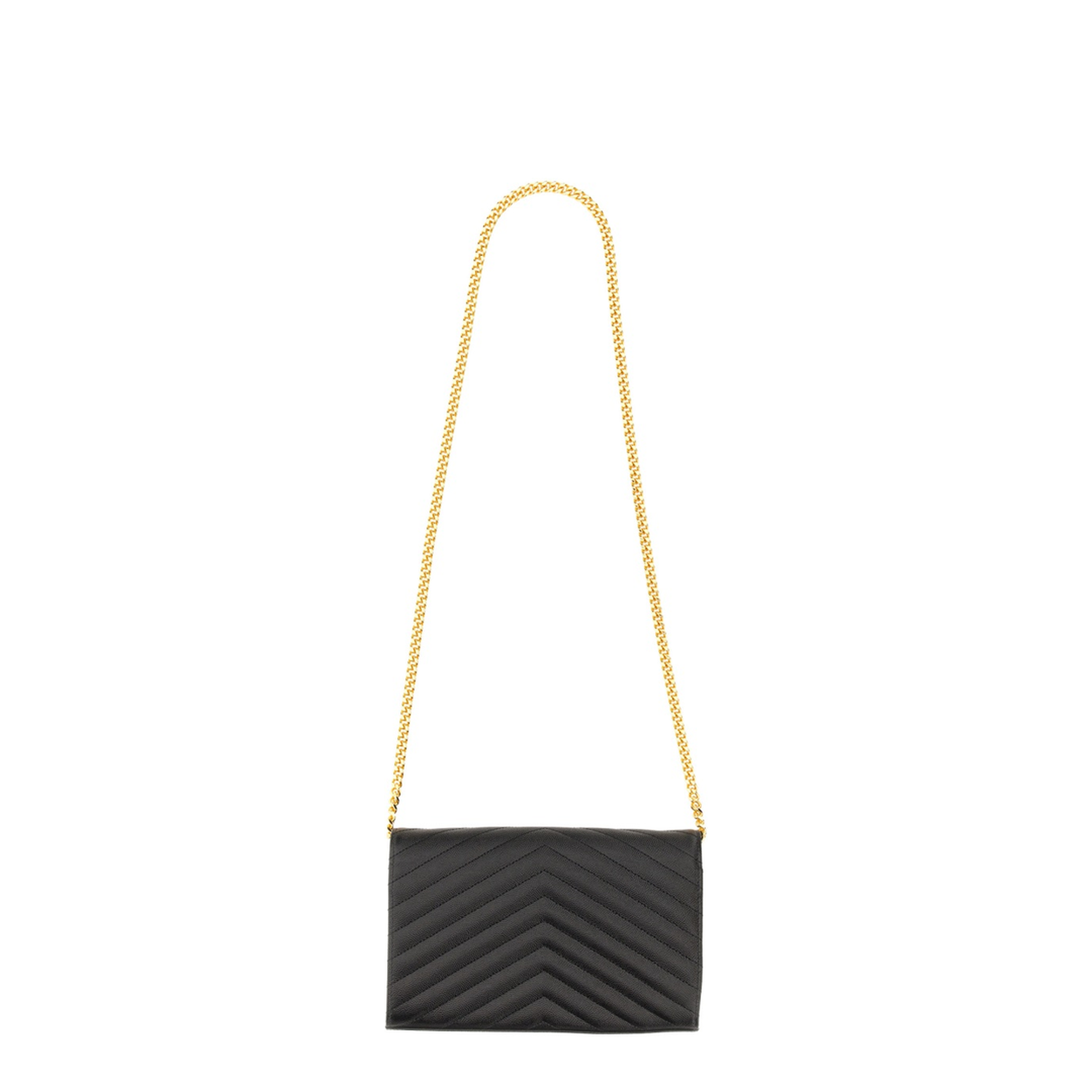 Classic Cassandre Chain Wallet In Grain De Poudre Leather - Image 4