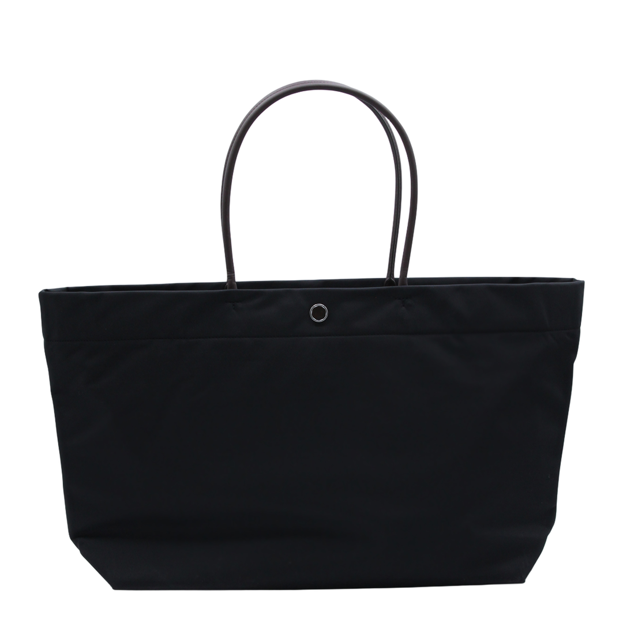Ella Twist Nylon Shoulder Bag With Maxi Front Logo Patch - Image 4
