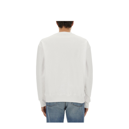 Sweatshirt with Laurel Crown Logo Embroidery - Image 3