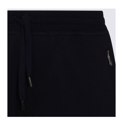 Techno Cotton Fleece Bermuda Shorts Black - Image 6