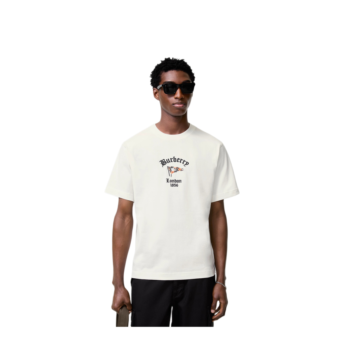 Check Cotton T Shirt - Image 2