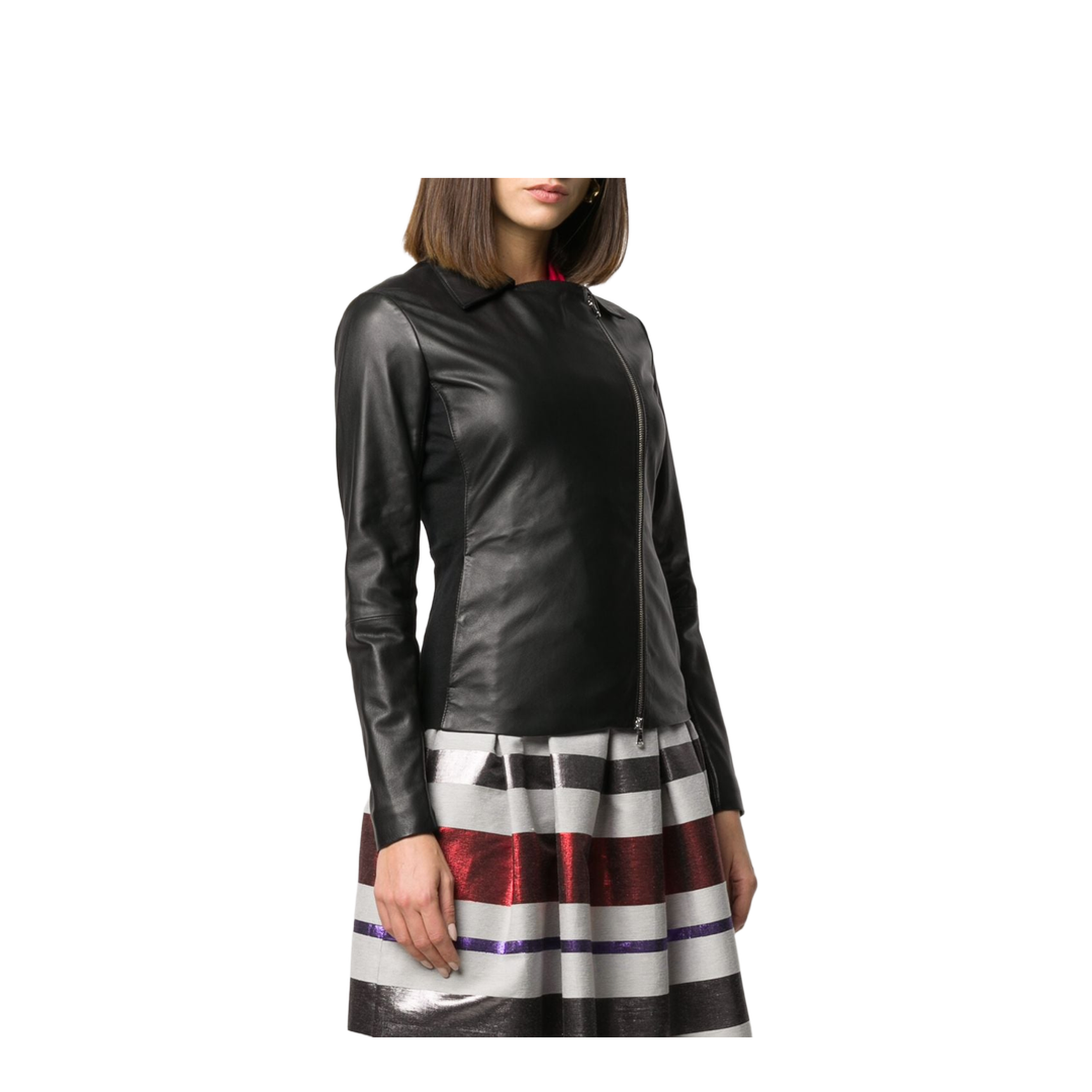 Leather Jacket in Black - Image 3