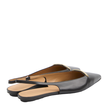 Leather Slingback Ballerinas - Image 3