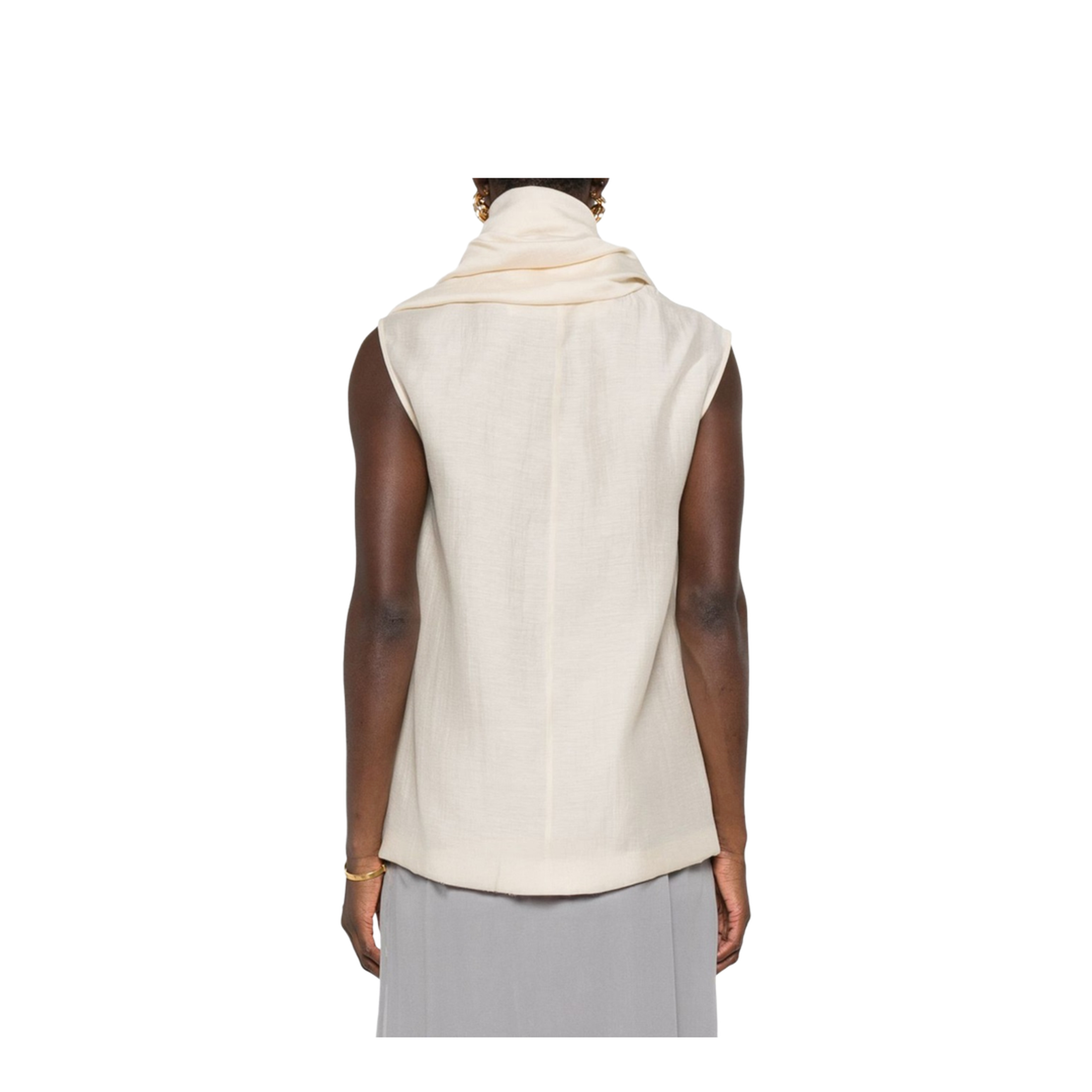 Blouse with Scarf - Image 4