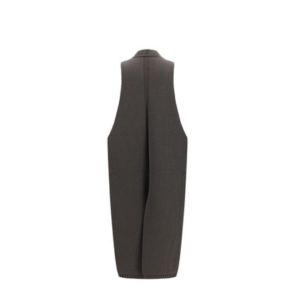Long Wool And Shearling Vest - Image 2
