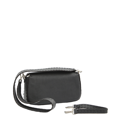 Baguette Bag in Gray Selleria Leather - Image 2