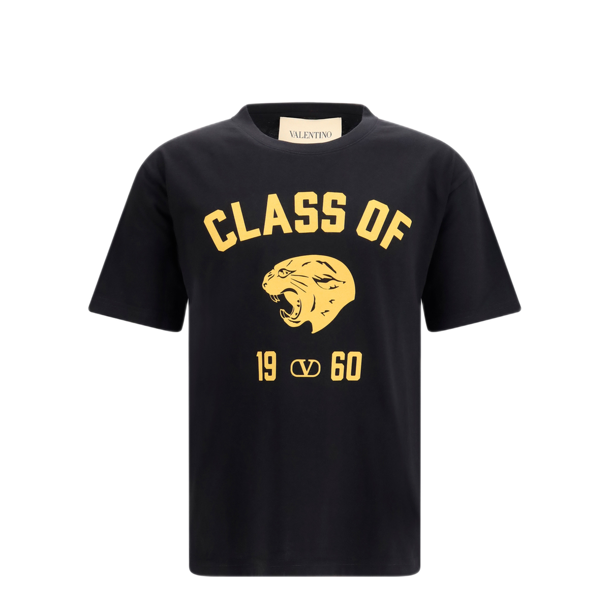Panther Print Cotton T Shirt - Image 1