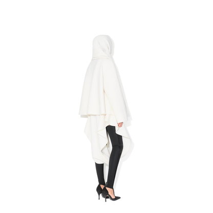 Short Coat With A Wool Scarf - Image 3