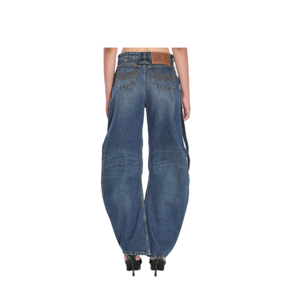 Strap Jeans In Denim - Image 4