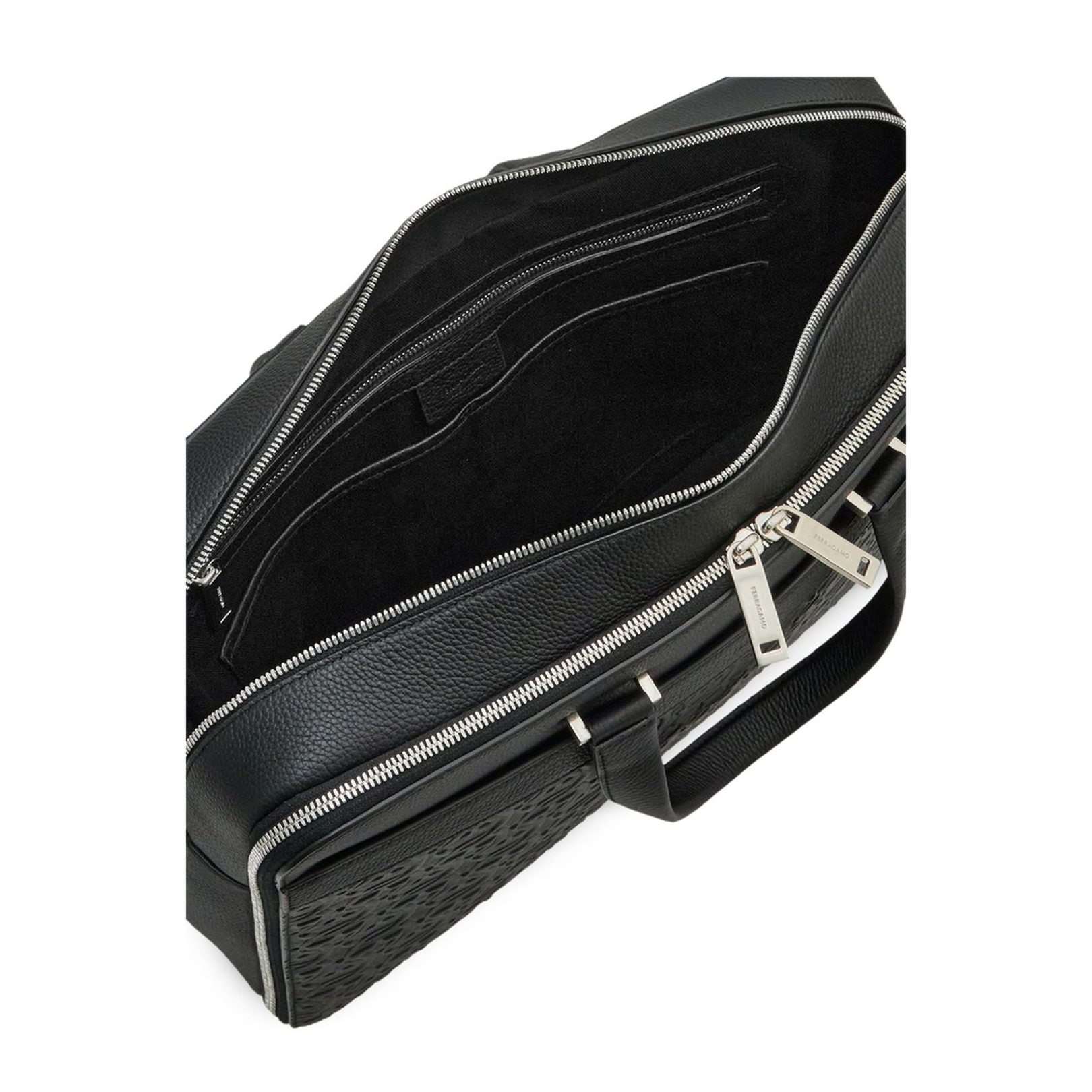 Men's Handbags Leather Black - Image 2