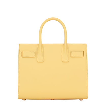 Sac de Jour Nano Smooth Leather Top-Handle Bag - Soft Lemon - Image 2