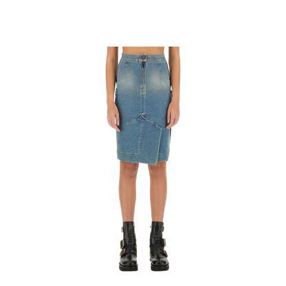 Denim Midi Skirt - Image 1
