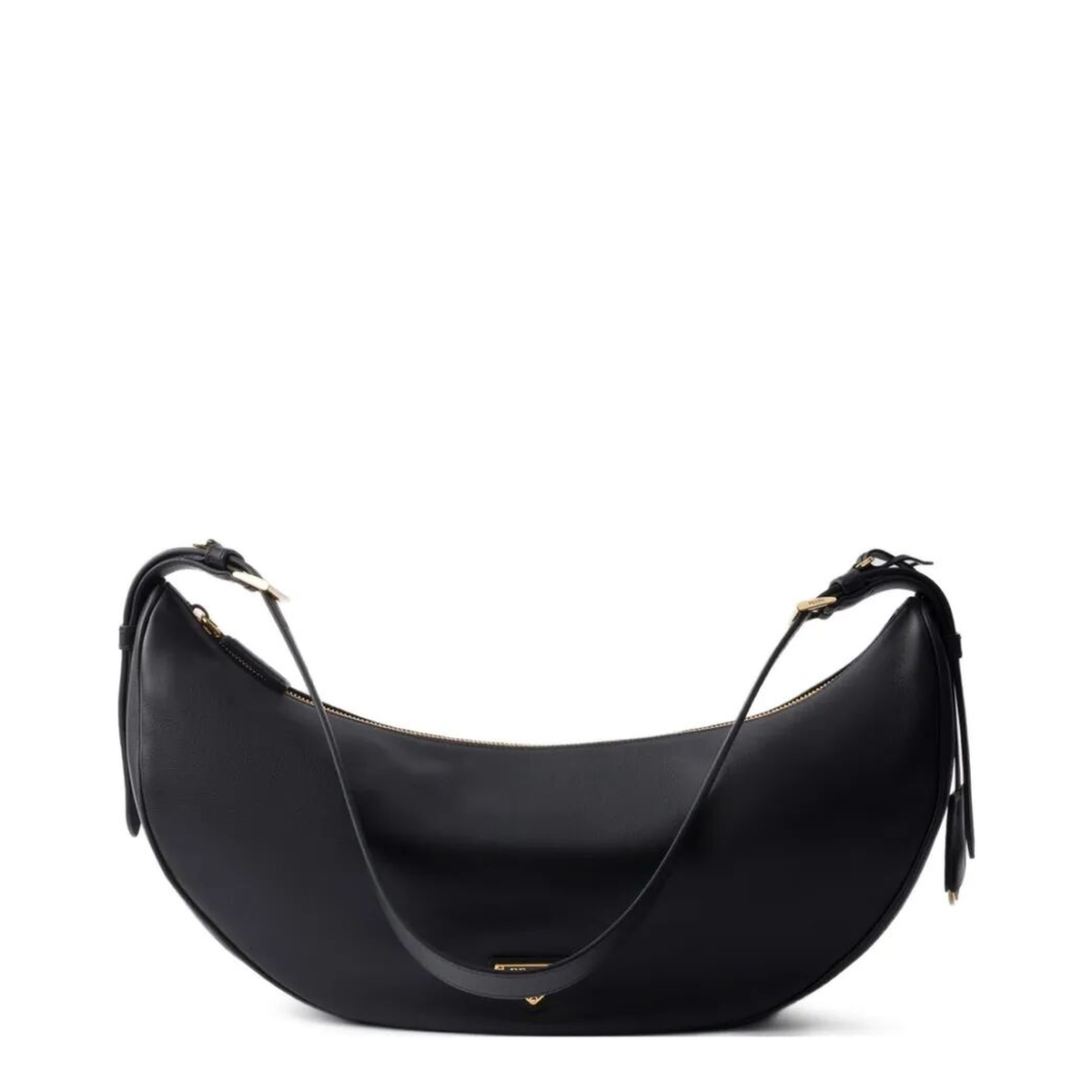 Medium Calf Leather Handbag - Black - Image 1