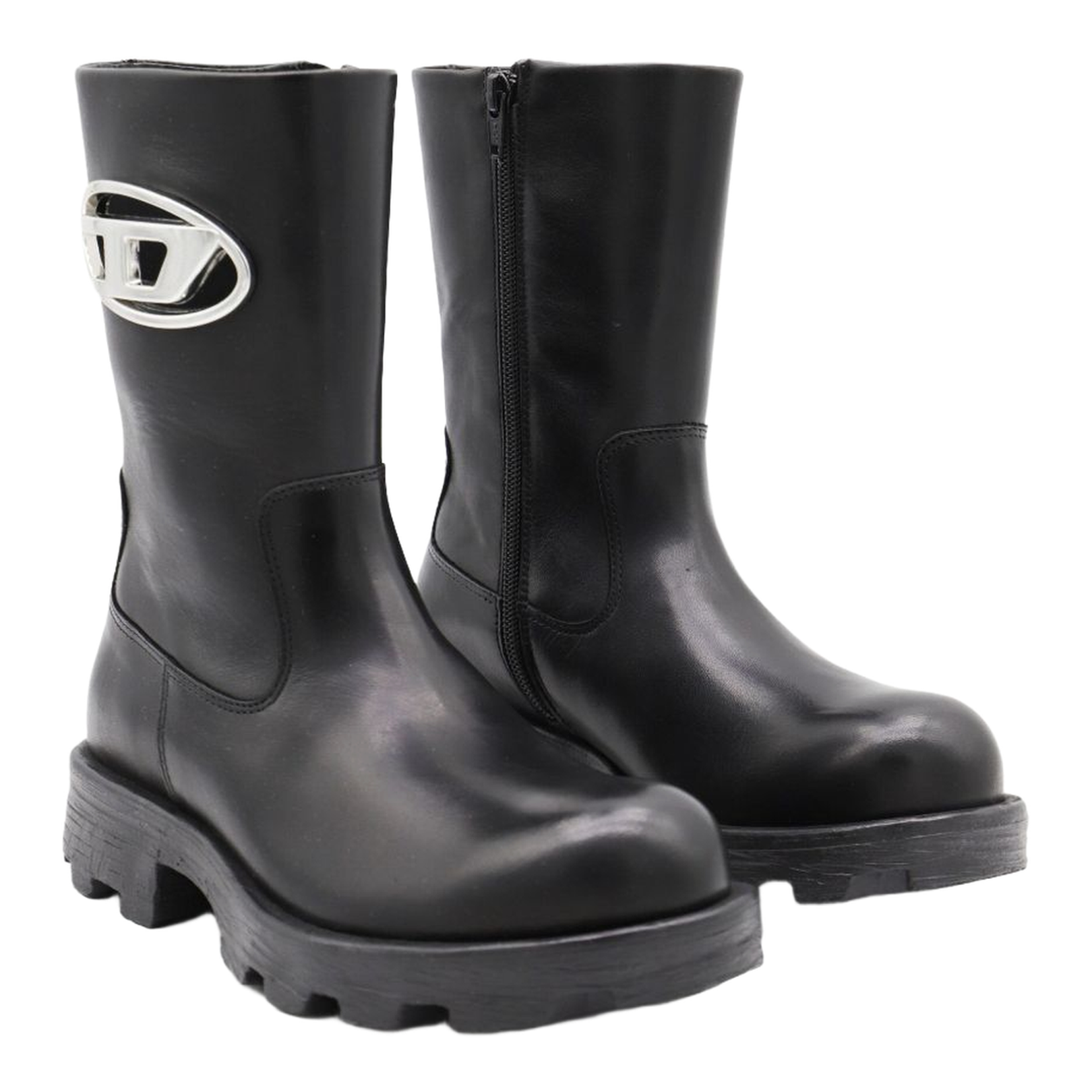 Leather Biker Boots - Image 2