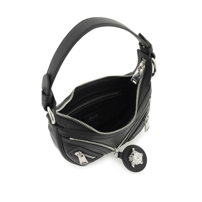 Repeat Mini Black Hobo Bag - Image 4