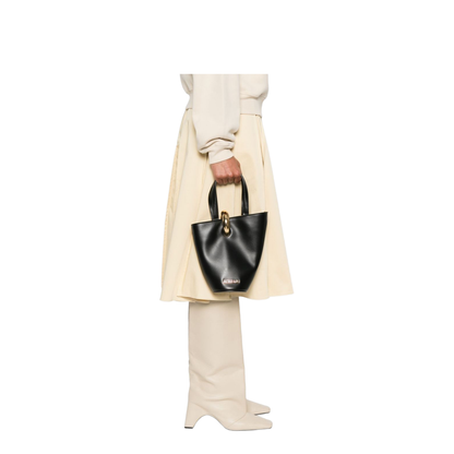 Asymmetric Mini Bucket Bag - Image 3