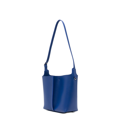 Bilbao Medium Calfskin Bucket Bag - Stellar Blue - Image 3