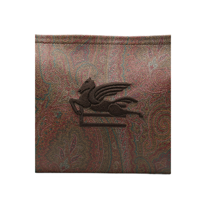 Medium Calf Leather Clutch - Black - Image 4