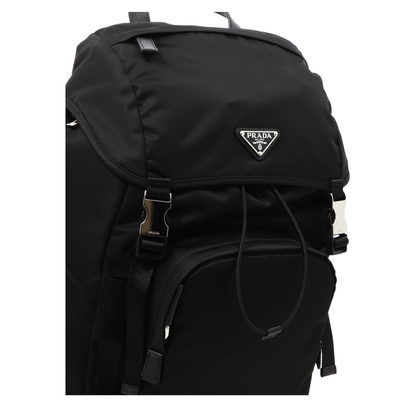 Prada Re-Nylon and Saffiano Backpack - Image 4