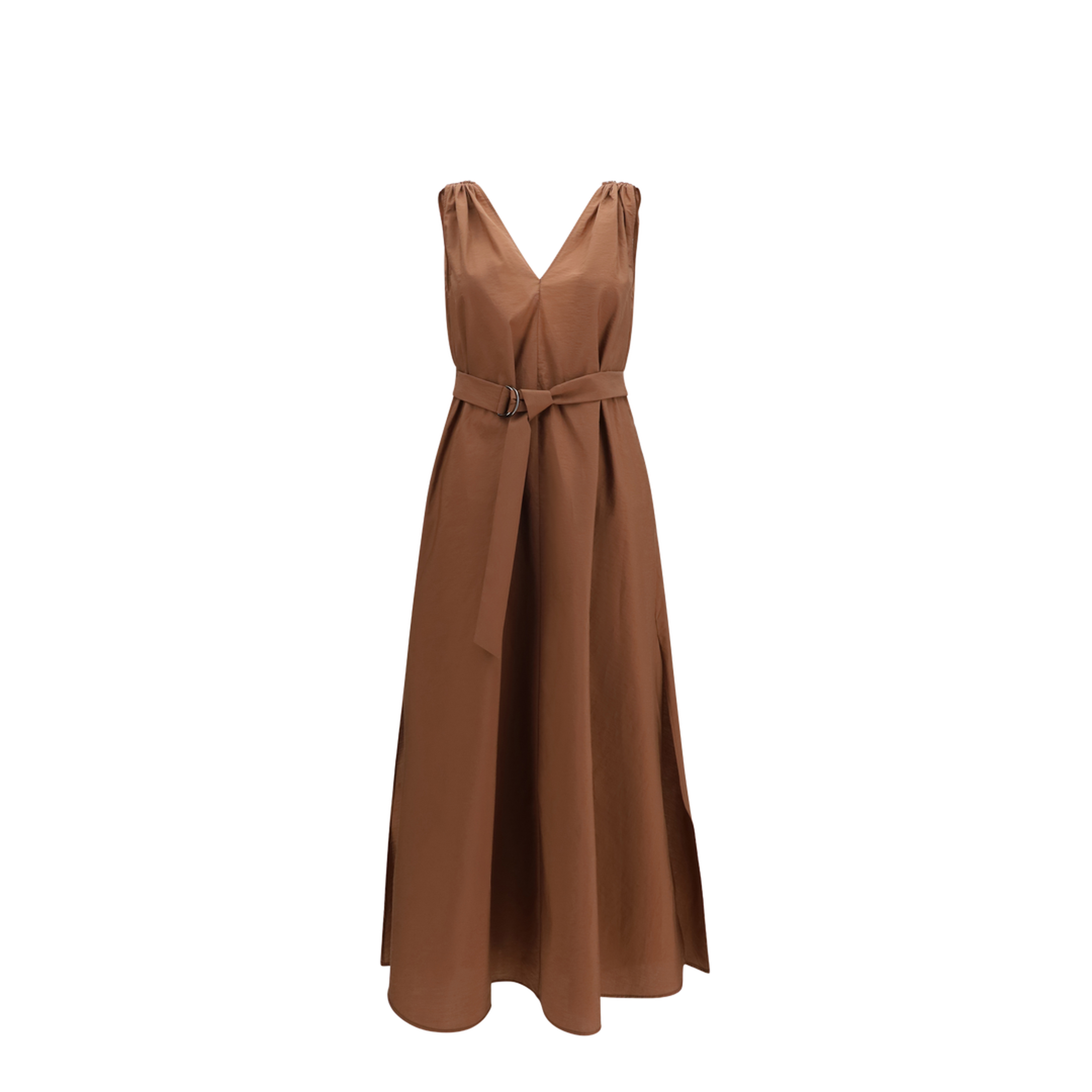 Cotton Poplin Dress Precious Shoulder Detail - Image 1