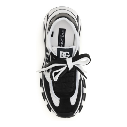 Leather and Mesh Sneakers - Image 4