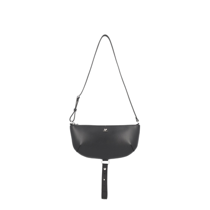 Holy Eclipse Medium Calf Leather Shoulder Bag - Black - Image 1