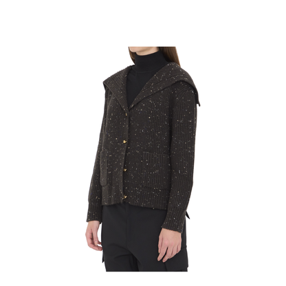 English Rib Wool Cardigan - Image 2