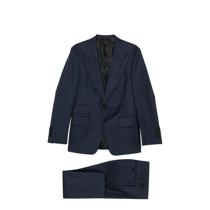 Shelton Single-Breasted Wool Suit - Image 1