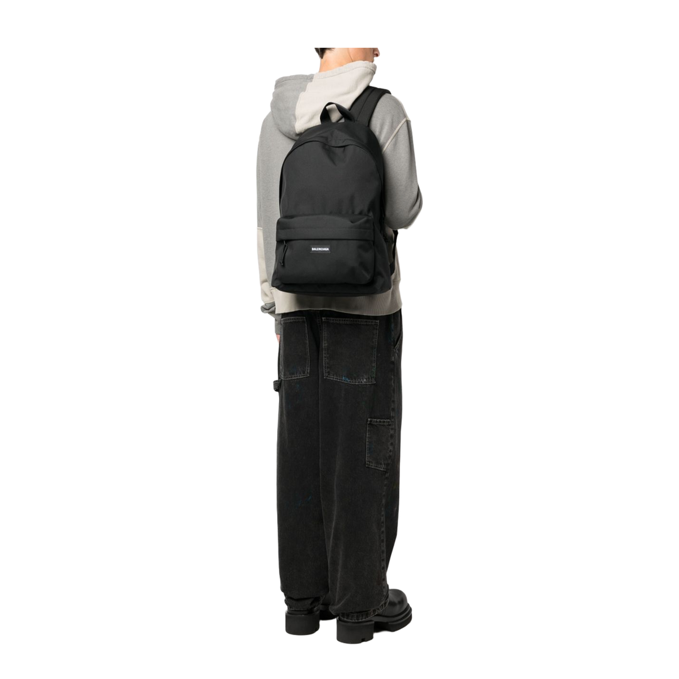 Explorer Recycled Nylon Backpack - Black - Image 5