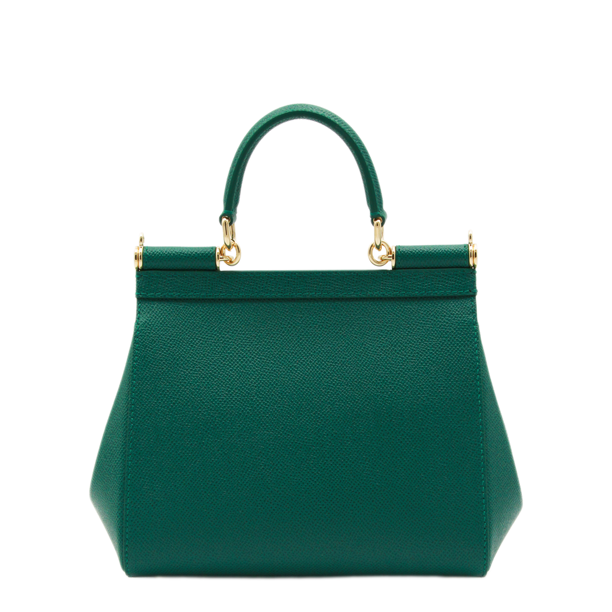 Sicily Medium Calfskin Handbag - Emerald Green - Image 5