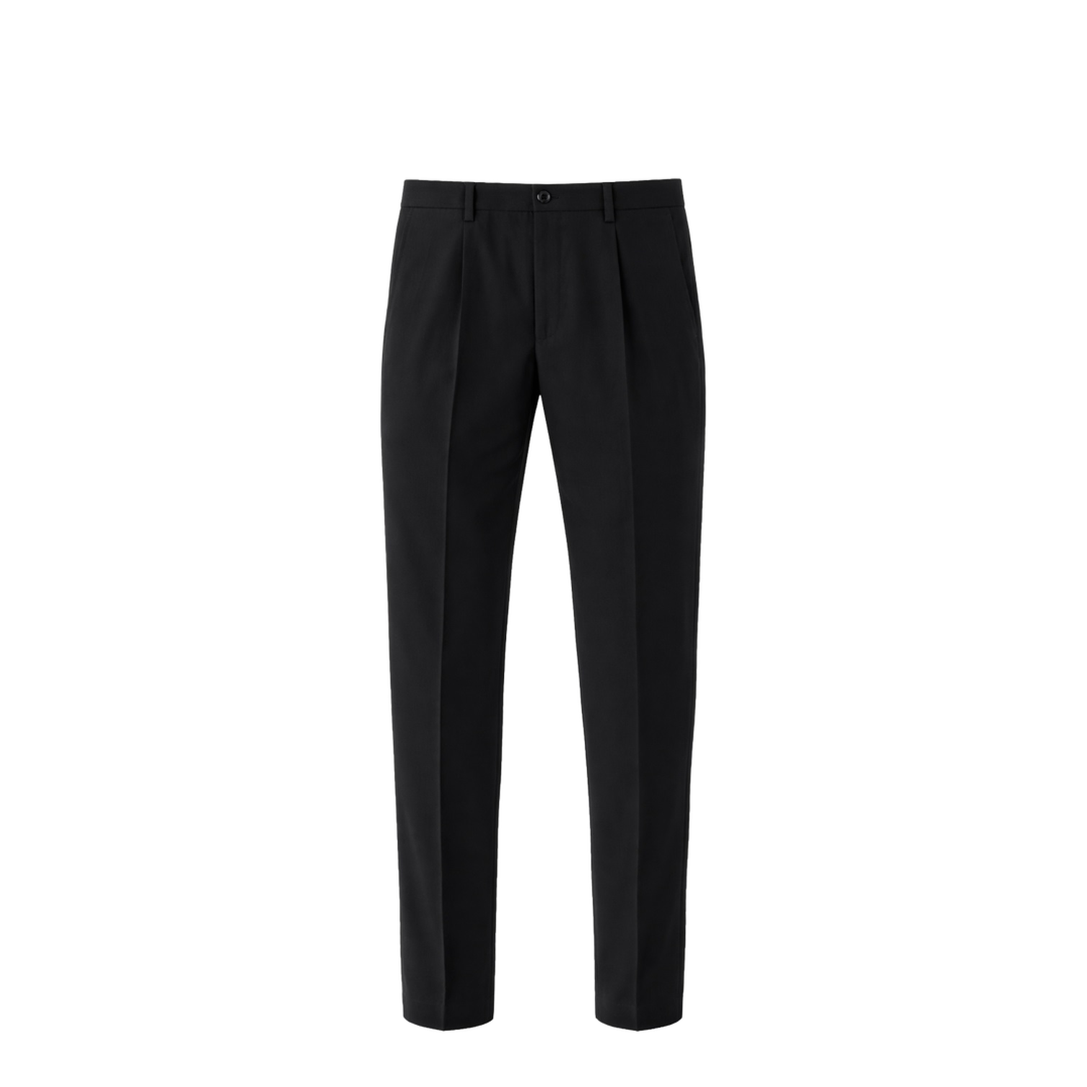 Straight Wool Pants - Image 1